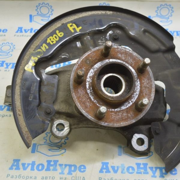 Цапфа передняя левая со ступицей Ford Fusion mk5 13-20 с кожухом (06) DG9Z-3K186-B