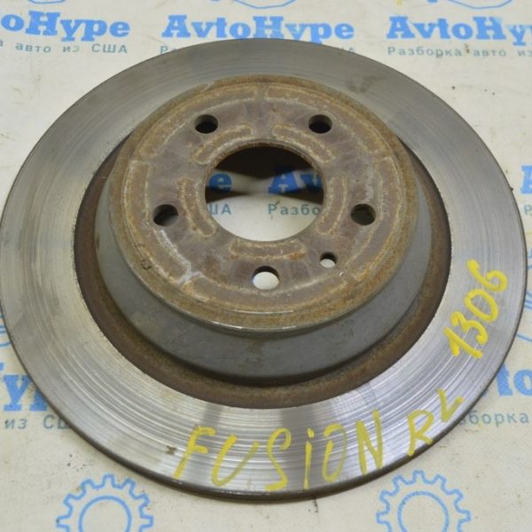 Диск тормозной задний левый Ford Fusion mk5 13- DG9Z-2C026-C