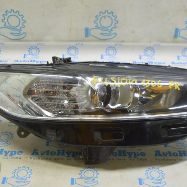Фара передняя правая и левая, комплект,белый отражатель Ford Fusion mk5 13-16 (06) DS7Z-13008-A