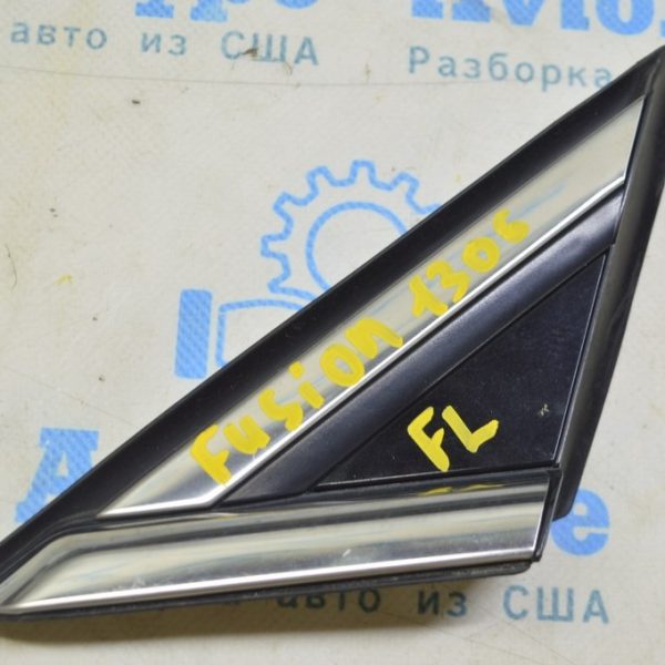 Молдинг крыла треугольник лев Ford Fusion mk5 13- два хрома (06) надлом крепления ES7Z-16003-DA
