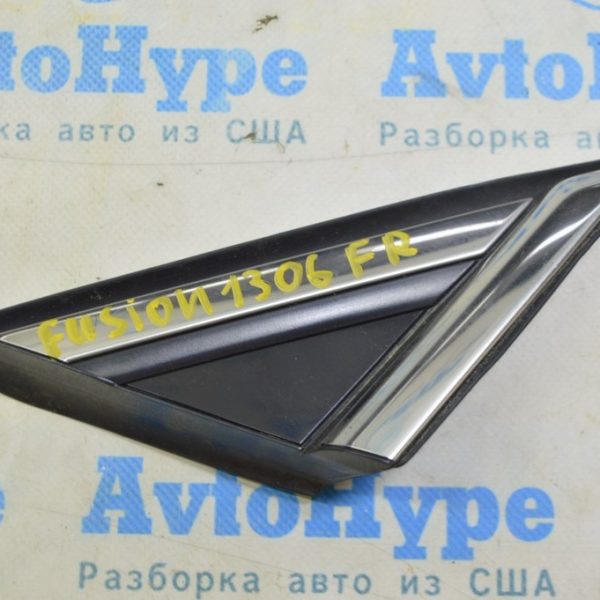 Молдинг крыла треугольник прав Ford Fusion mk5 13- два хрома ES7Z-16004-EA