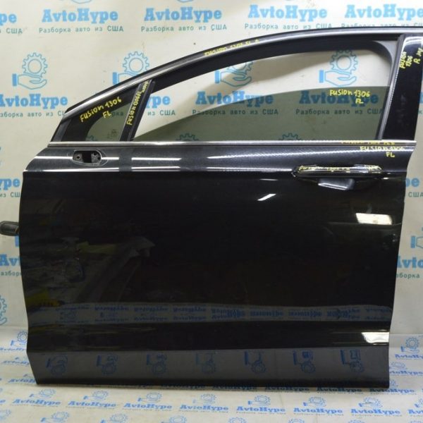 Дверь в сборе передняя левая Ford Fusion mk5 13-20 черный UH (06) без зеркала и карты DS7Z-5420125-A