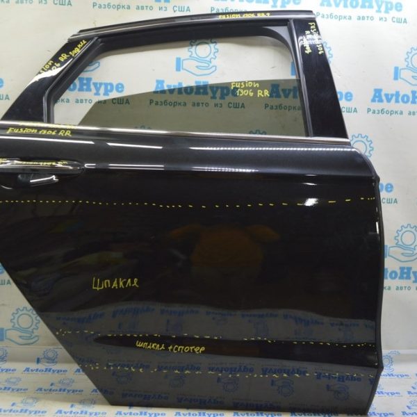 Молдинг двери верхний зад прав Ford Fusion mk5 13- хром DS7Z-5425766-G