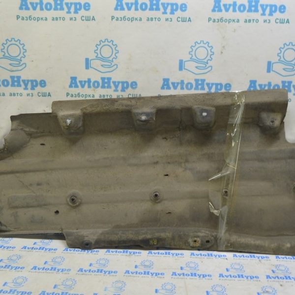 Защита днища левая Ford Fusion mk5 13-16 надрывы (06)