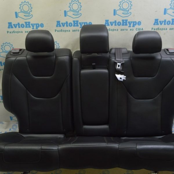 Задний ряд сидений 2 ряд Ford Fusion mk5 13-16 кожа черная, перфорация, Titanium (06) HS7Z-5463804-SB