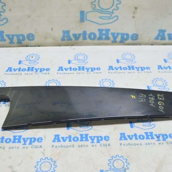 Накладка двери боковая задняя правая BMW X3 G01 18-21 передняя, черн глянец 51357410046