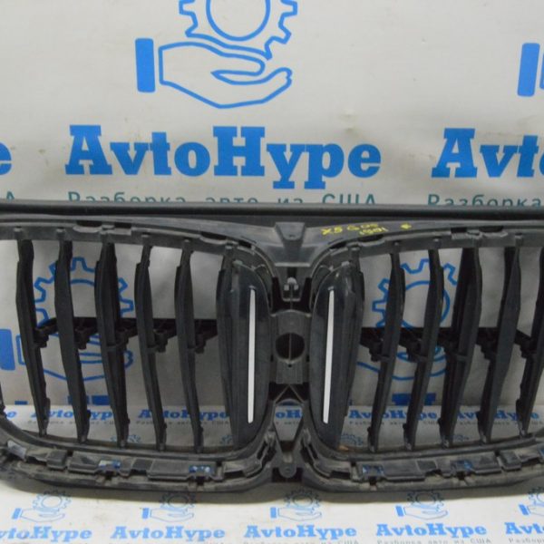 Жалюзи дефлектор радиатора верхний в сборе BMW X5 G05 19-23 3.0T с моторчиком, X-LINE 51 74 5A29C44