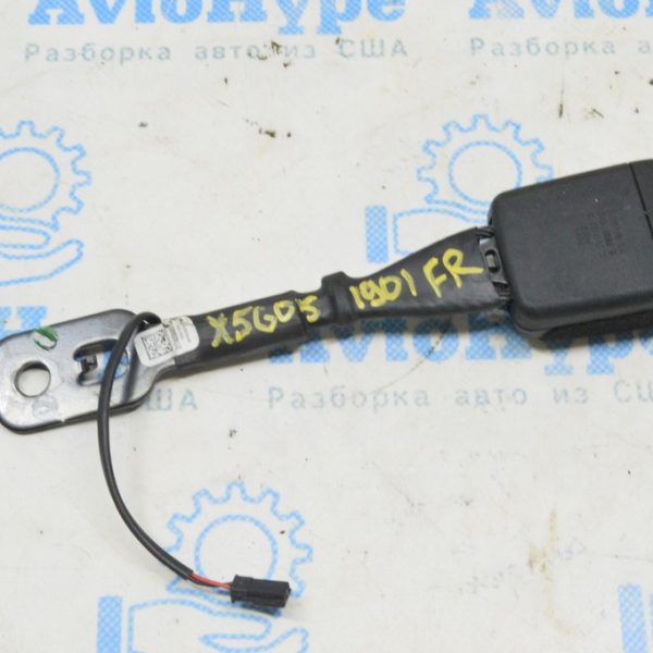 Защелка ремня безопасности передняя правая BMW X5 G05 19-23 черная, с датчиком 72 11 7435665