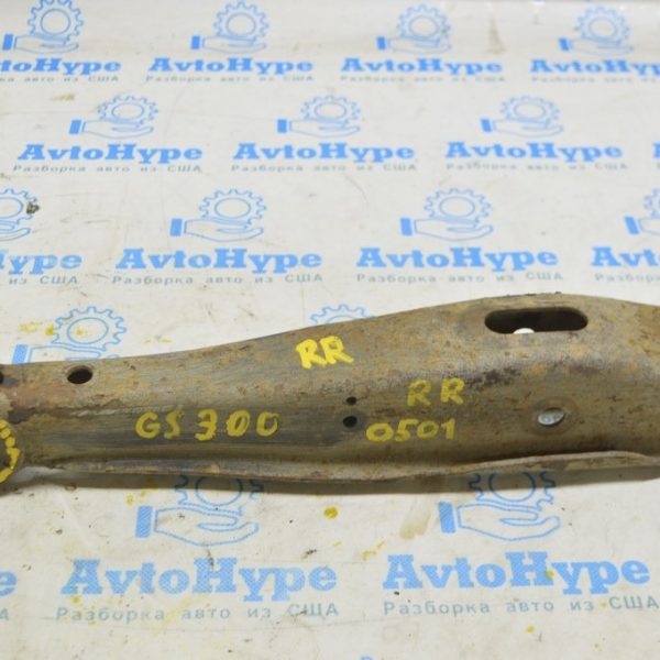 Рычаг нижний задний правый Lexus GS300 GS350 GS430 GS450h 06-11 (01) ржавый, сайлент под замен 4873030090