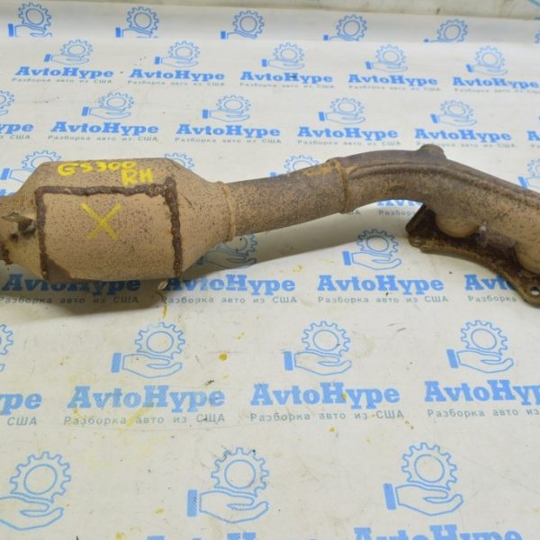 Коллектор выпускной правый Lexus GS300 06 вырезан кат (01) 17140-31030