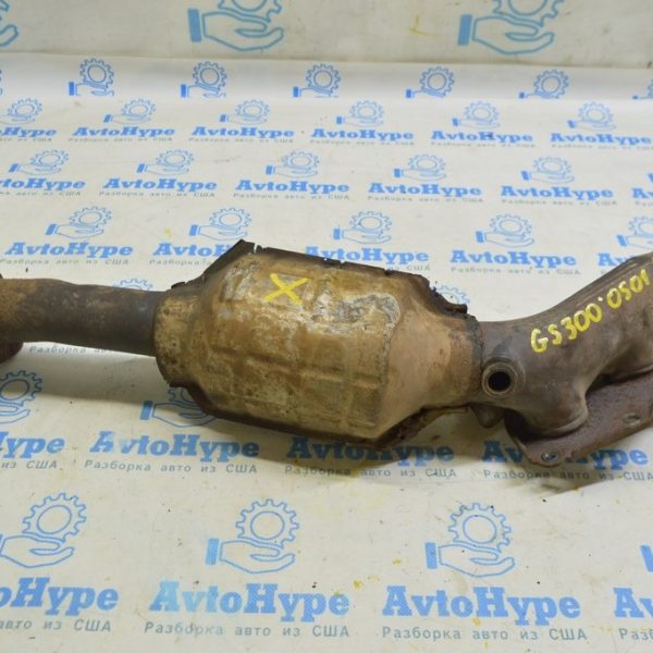 Коллектор выпускной левый Lexus GS300 06 вырезан кат (01) 17150-31030