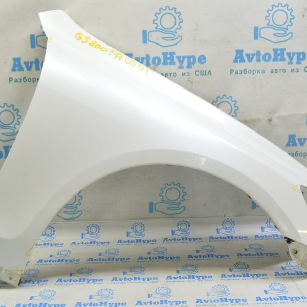 Крыло переднее правое Lexus GS300 GS350 GS430 GS450h 06-11 (01) белое, тычки, примятость 5380130A30