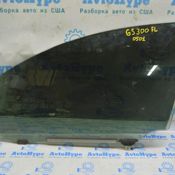 Стекло двери передней левой Lexus GS300 GS350 GS430 GS450h 06-11 (01) царапина 6810230780