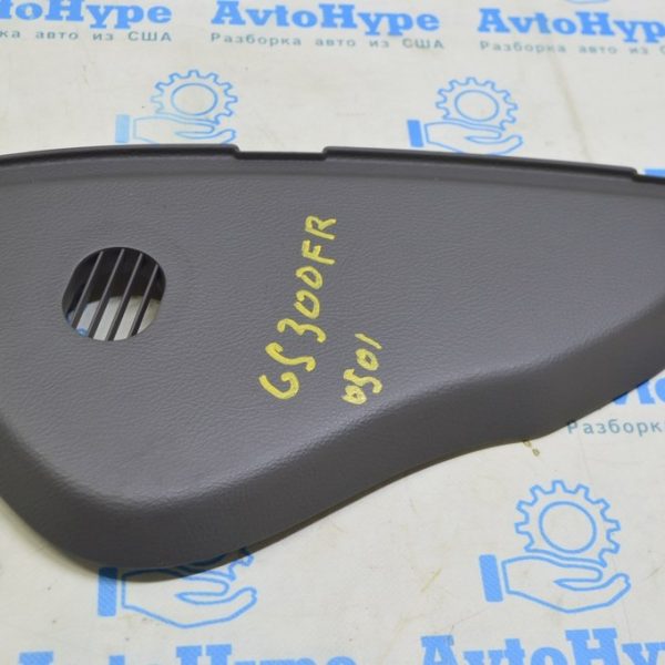 Накладка передней панели боковая правая Lexus GS300 GS350 GS430 GS450h 06-11 коричневая 55317-30050-C0