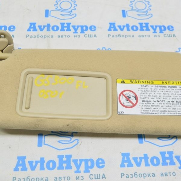 Козырек левый Lexus GS300 GS430 06-07 бежевый 74320-30A20-A0