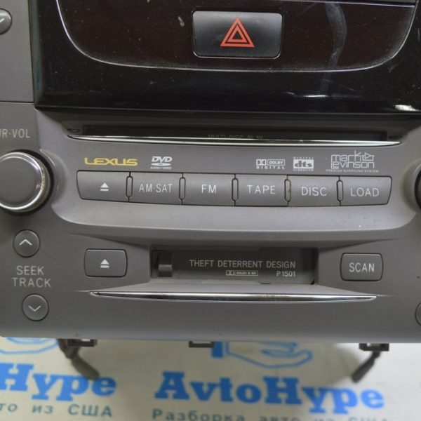 Магнитофон радио проигрыватель Lexus GS350 GS430 GS450h 06-07 черный, Mark Levinson (01) 86120-30C80-E0