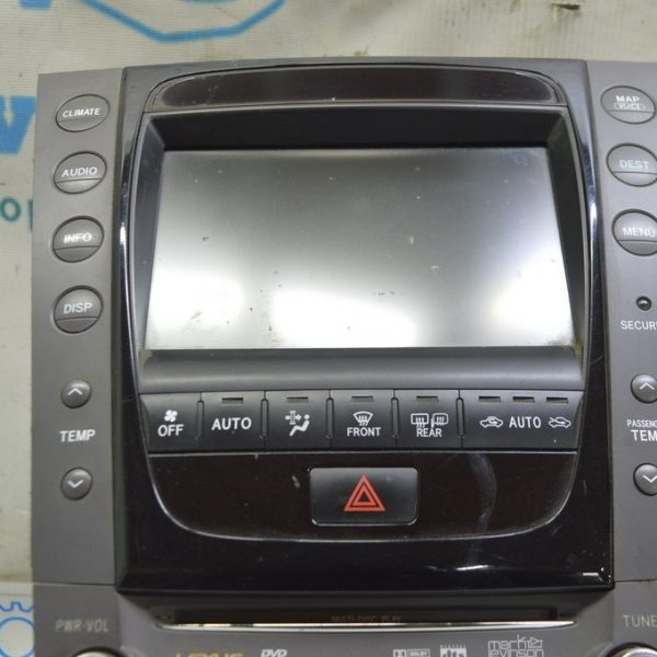 Монитор, дисплей, навигация Lexus GS350 06-11 черн с управл климат и навигац,86111-30A20 (01) 86111-30390