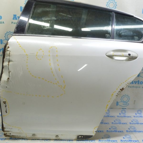 Молдинг двери верхний задний левый Lexus GS300 GS350 GS430 GS450h 06-11 хром 7570830090