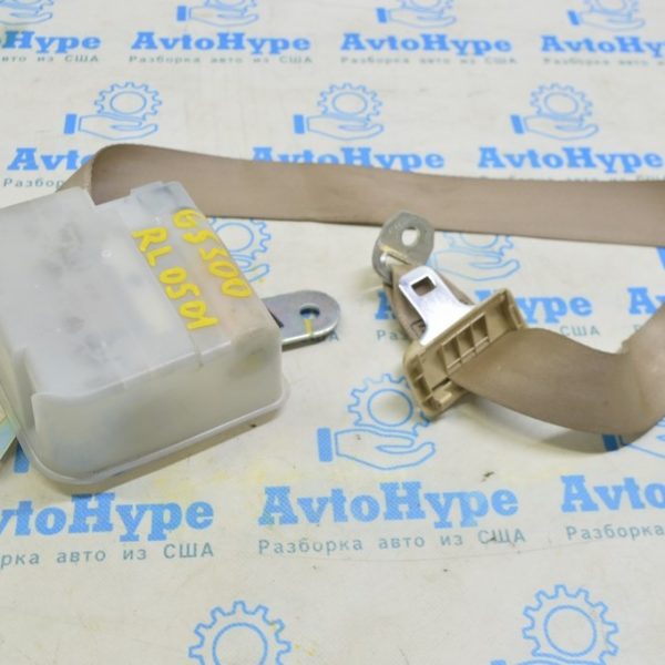 Ремень безопасности задний левый Lexus GS300 GS350 GS430 GS450h 06-07 бежевый 73370-30241-A0