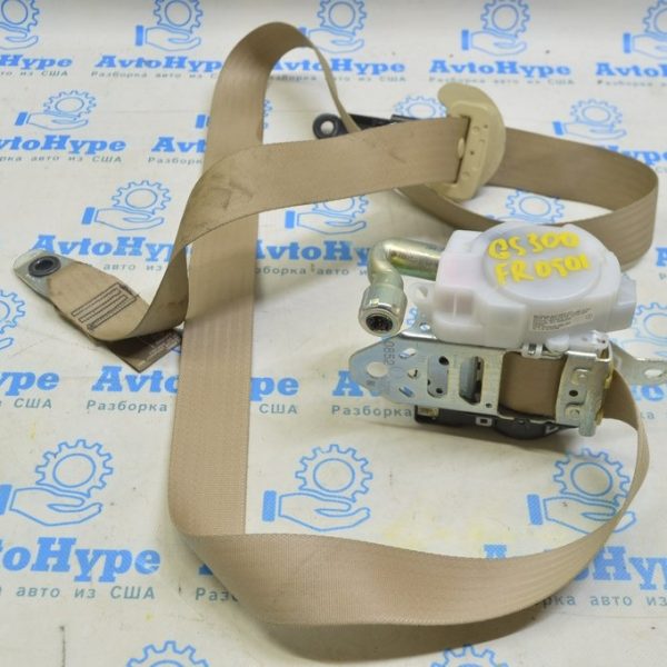 Пассажирский ремень безопасности Lexus GS300 GS350 GS430 GS450h 06-09 бежевый, тип 1 73210-30D71-A0