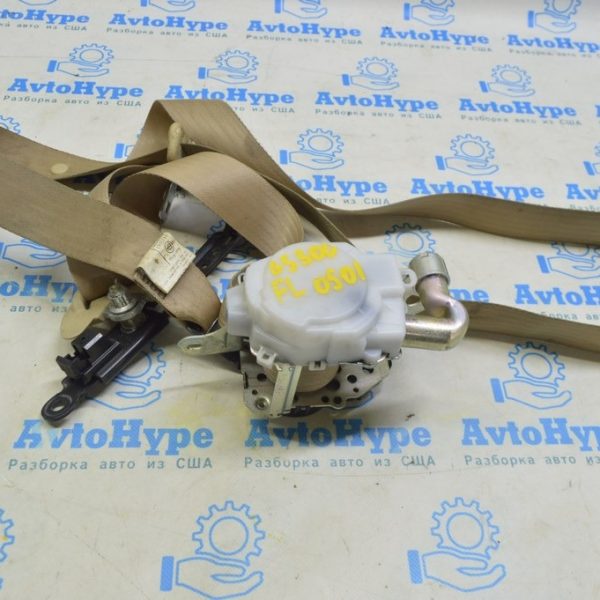 Водительский ремень безопасности Lexus GS300 GS350 GS430 GS450h 06-09 бежевый, тип 1 73220-30D10-A0
