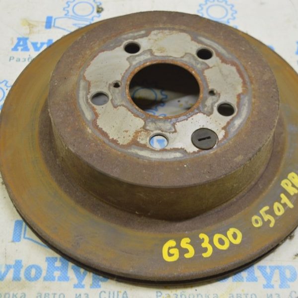 Диск тормозной задний правый Lexus GS300 GS350 GS430 GS450h 06-11 (01) 4243130290