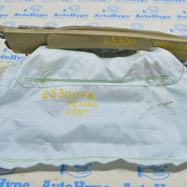 Подушка безопасности airbag колен пассаж Lexus GS300 GS350 GS430 GS450h 06-11 беж (01) стрельн 73990-30020-A0