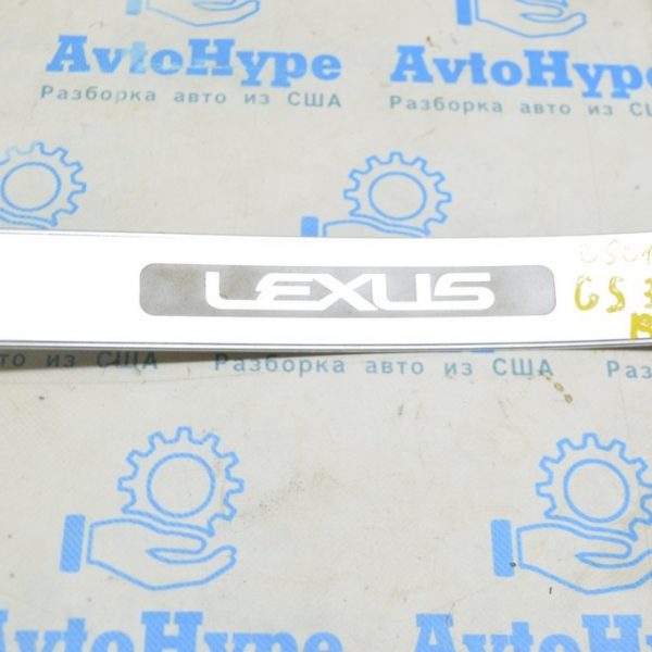 Накладка порога наружная задняя левая Lexus GS300 GS350 GS430 GS450h 06-11 хром 67944-30100