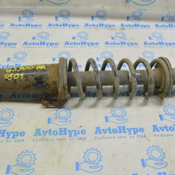 Стойка амортизатора в сборе задняя правая Lexus GS300 GS350 06-07 awd (01) ржавая 48530-30720 4853080342