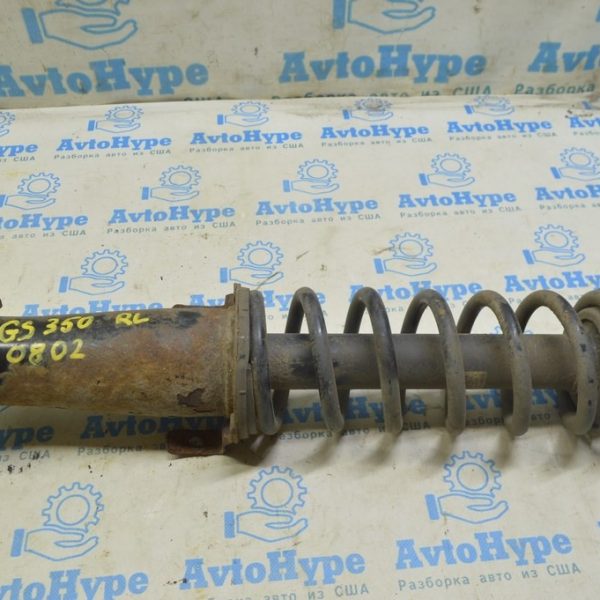 Стойка амортизатора в сборе задняя левая Lexus GS300 GS350 06-07 awd (02) ржавая KYB 4853080342