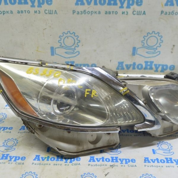 Фара передняя правая в сборе Lexus GS350 07-11 ксенон, под омыватель фары (02) дефект 81140-30B51