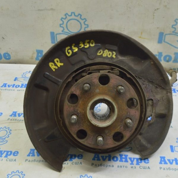 Кожух тормозного диска задний правый Lexus GS300 GS350 GS430 GS450h 06-11 (02) ржавый 4650330241