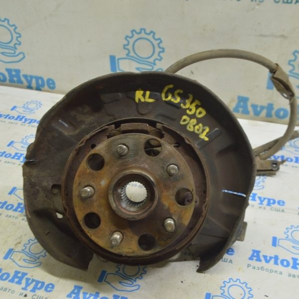 Кожух тормозного диска задний левый Lexus GS300 GS350 GS430 GS450h 06-11 (02) ржавый 4650430241