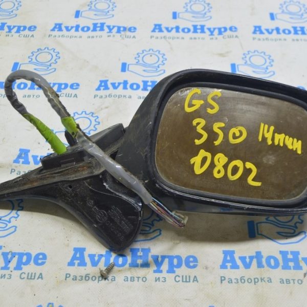 Зеркало боковое правое Lexus GS300 GS350 GS430 GS450h 06-07 14 пин, подогрев (02) без корпуса 8790130240C1