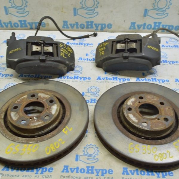 Комплект передних суппортов с дисками и колодками 4поршня Lexus GS350 GS430 GS450h 06-11 (02) 4773022460