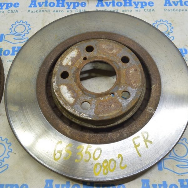 Диск тормозной передний правый Lexus GS350 GS450h 06-11 (02) 4351630030
