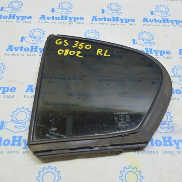 Стекло двери треугольник с уплотнителем заднее лев. Lexus GS300 GS350 GS430 GS450h 06-11 6812430550