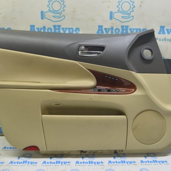 Обшивка двери карточка перед лев Lexus GS300 GS350 GS430 GS450h 06-07 коричн с беж (02) 67620-30F20-E0