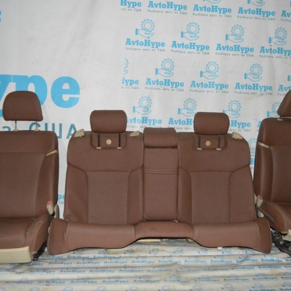 Комплект сидений Lexus GS300 GS350 GS430 GS450h 06-07 кожа коричнев,электр,вентиляц,подогр (02