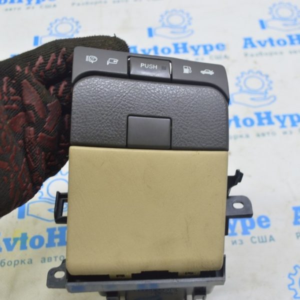 Карман и кнопки управления Lexus GS300 GS350 GS430 06-07 коричневый с бежевым, под парктроники 84870-30580-E0