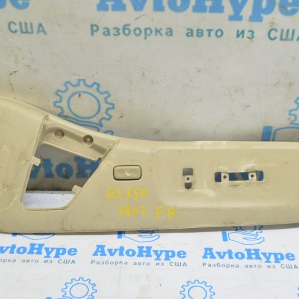 Накладка пассажирского сидения правая Lexus GS300 GS350 GS430 GS450h 06-07 беж (02) дефект 71811-30480-A0
