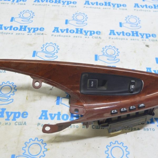 Накладка управления стеклоподъемником перед лев Lexus GS300 GS350 GS430 GS450h 05-11 под дерев 74230-30210