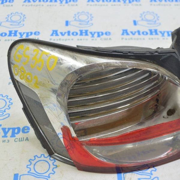 Фонарь внешний крыло левый Lexus GS300 GS350 GS430 06-11 (02) без стекла, сломан корпус 8156130A40