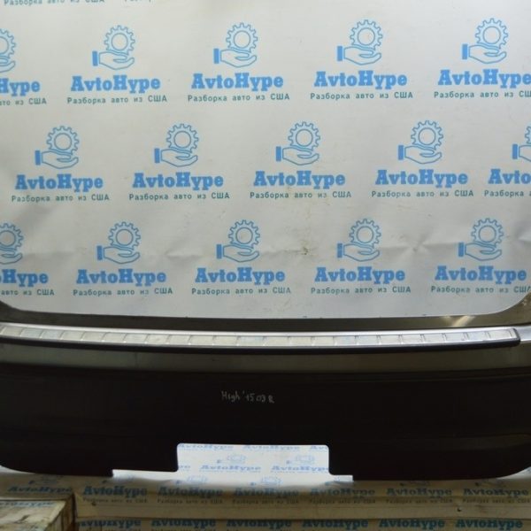 Бампер задний в сборе Toyota Highlander 14-16 В СБОРЕ (03) c абсорбером 521590E911