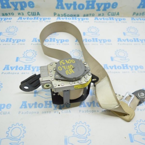 Ремень безопасности задний правый Lexus IS250/IS300/IS350 06-13 беж 73360-53070 73360-53070