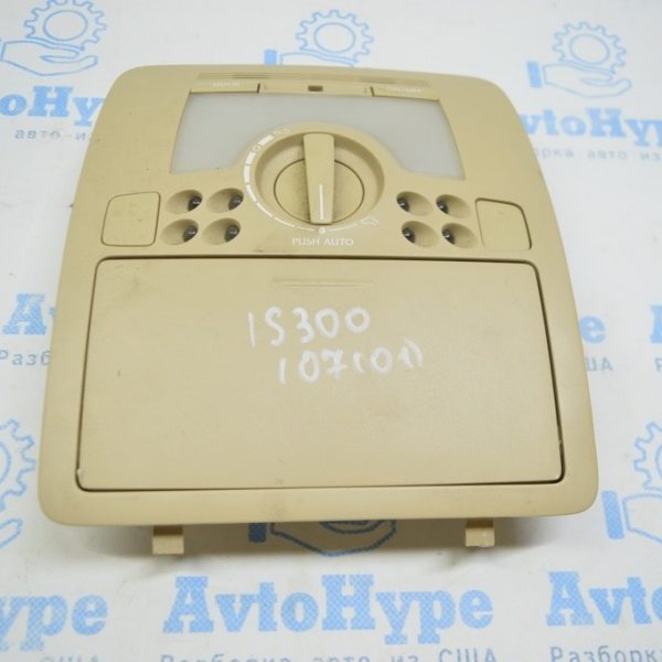 Плафон освещения передний Lexus IS250/IS300/IS350  06-13 беж 81260-53010-B0 под люк 81260-53010-B0