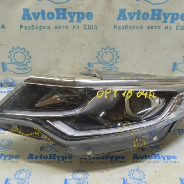 Фара передняя левая Kia K5 19- рест галоген (04) KOREA стекло под замену 92101d4520