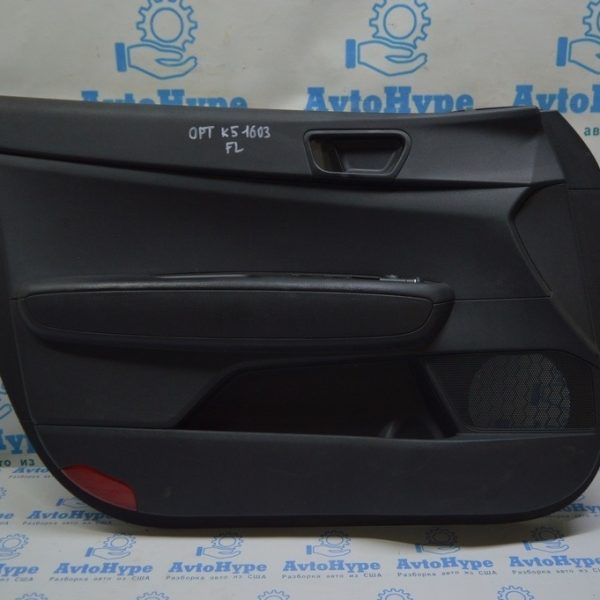Обшивка двери (карточка) перед лев Kia Optima 16- черн 82307-D5000BF9