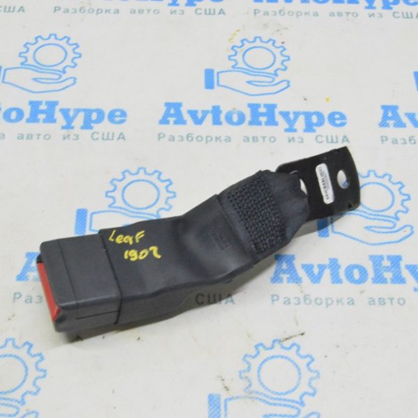 Защелка ремня безопасности задняя левая Nissan Leaf 18- черная
