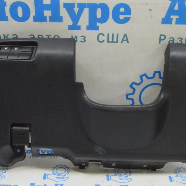 Накладка колени водителя Nissan Leaf 18-22 черная тип 2 (02) трещины, сломаны крепл 68106-5SA0C